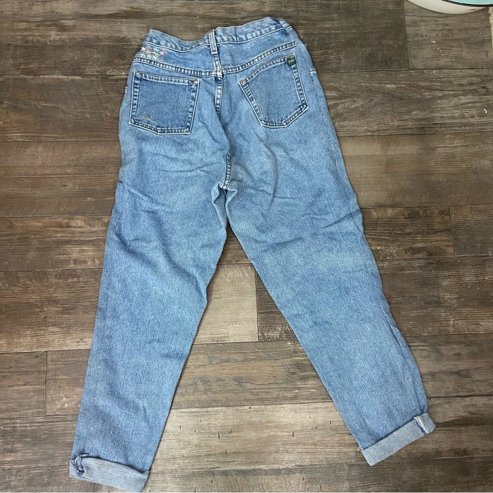 Northern Reflections Light Blue Relaxed Jeans Custom Vintage Embroidered - Picture 7 of 8
